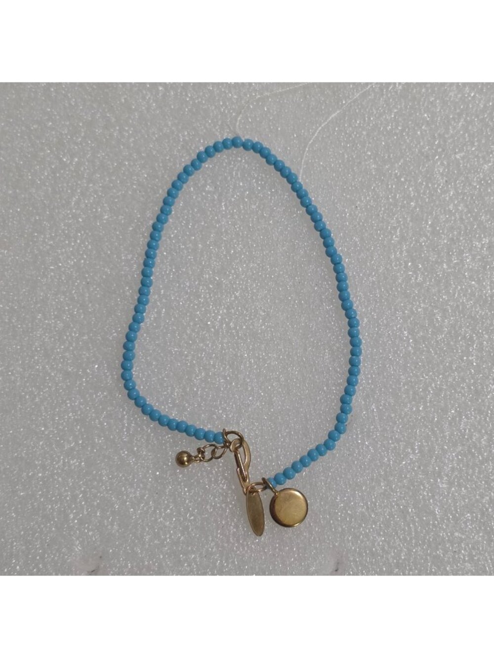 American Girl Saige Girls Turquoise Beaded Bracelet Doll Necklace